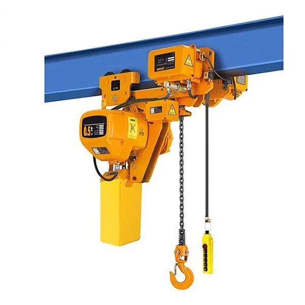 Beam Mounted Overhead Jib Crane Lifting Equipment With Low Headroom Electric Chain Hoist